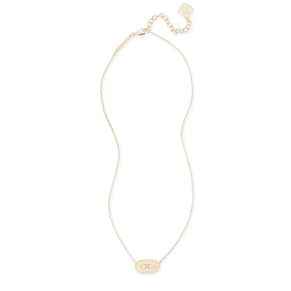 Kendra Scott 💛 Elisa Brie Pendant Necklace in Gold - Picture 3 of 7